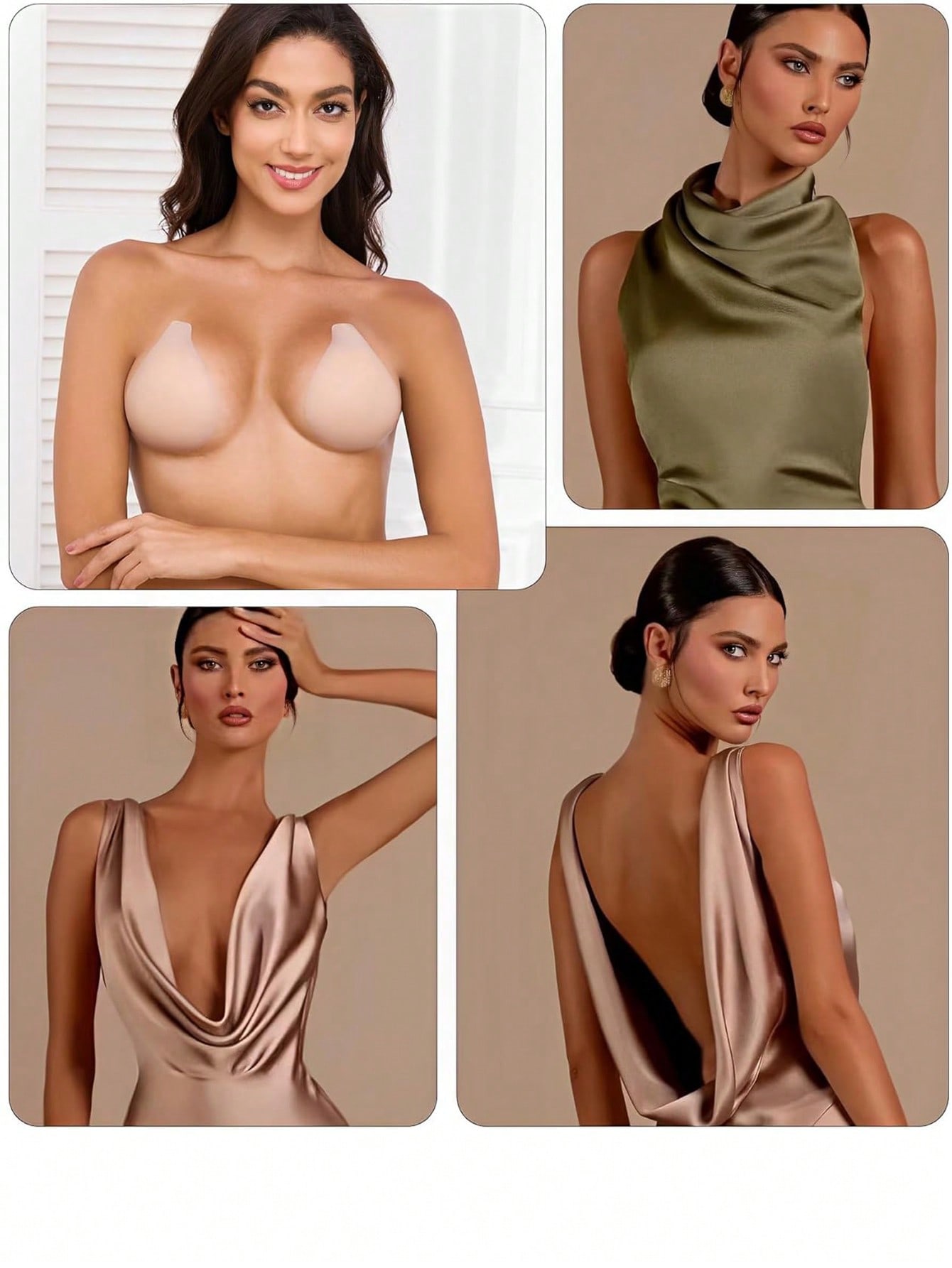 1 Pair Added Lift Nipple Cover - Nipple Cover Pasties 评论和价格